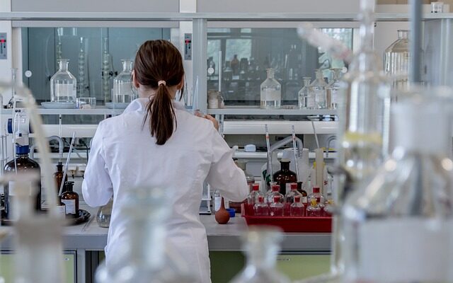 researcher in a lab coat