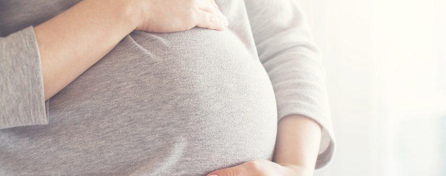 photo of a pregnant belly